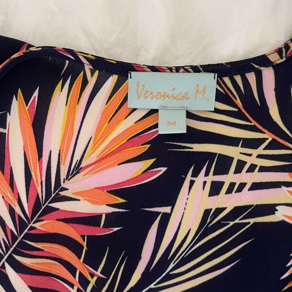 Veronica M Tropical Wrap Dress - Picture 3 of 6